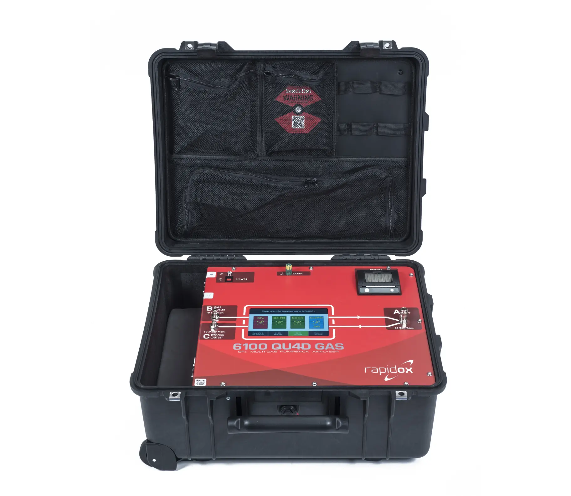 Rapidox 6100 QU4D Multi-Gas Pumpback Analyser