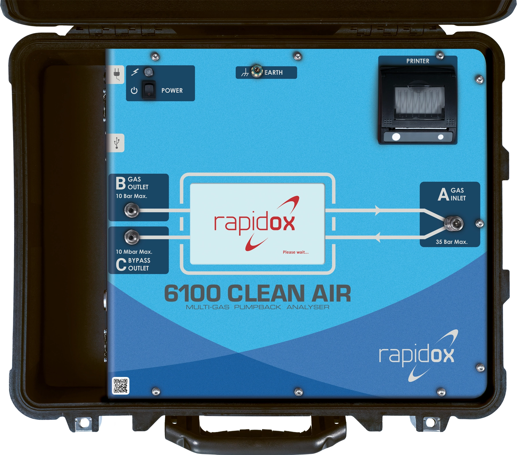 Rapidox 6100 Clear Air Pumpback Analyser