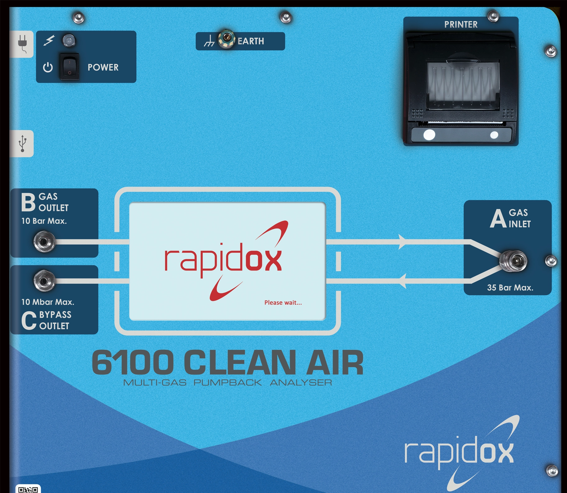 Rapidox 6100 Clear Air Pumpback Analyser