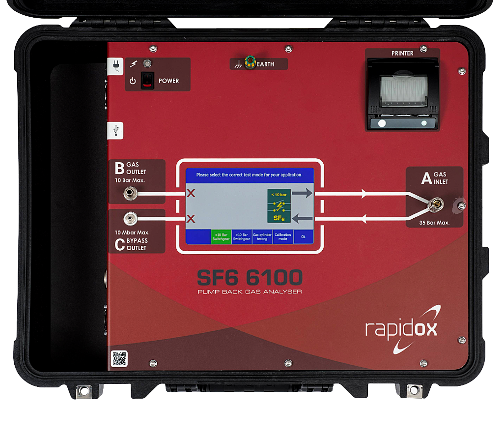 Rapidox SF6 6100 Pumpback Gas Analyser